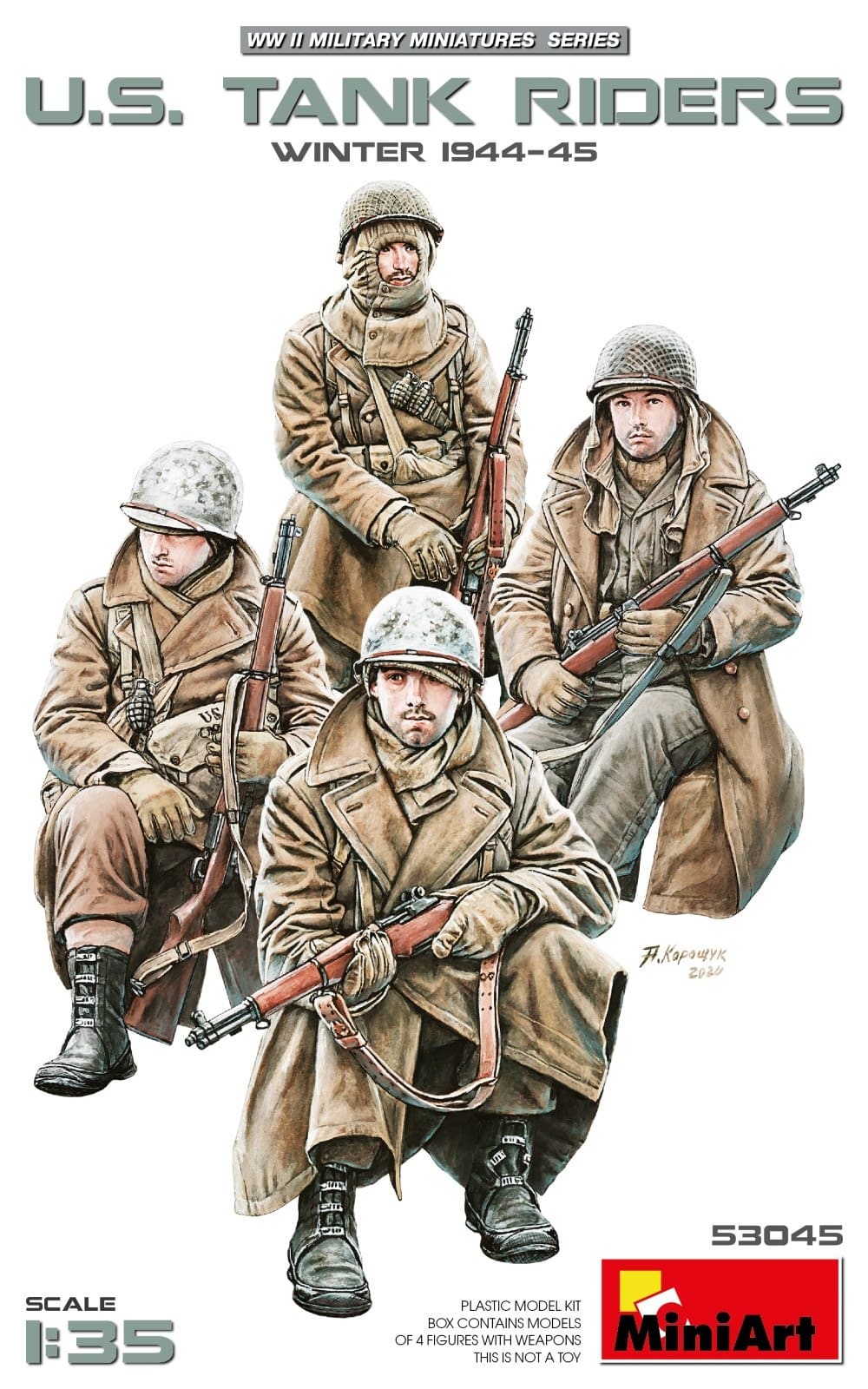 Miniart 1:35 U.S. TANK RIDERS. WINTER 1944-45 MA53045