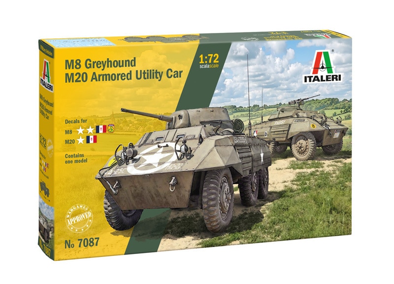 Italeri 1:72 M8 Greyhound / M20 Armored Utility Car IT7087