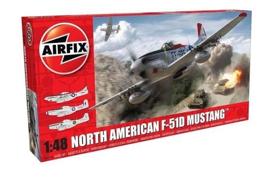 Airfix 1:48 North American F-51D Mustang AF05136