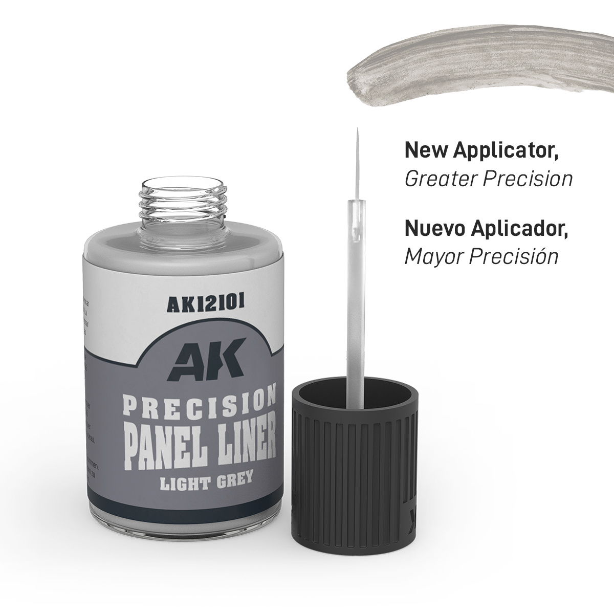 AK-Interactive LIGHT GREY PRECISION PANEL LINER AK12101