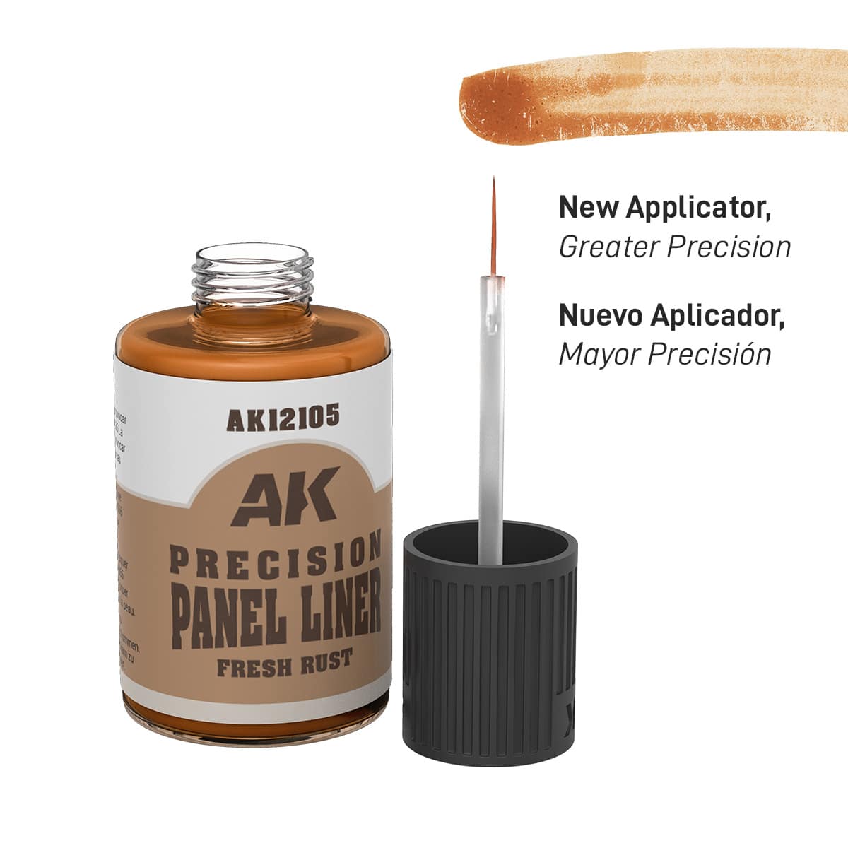 AK-Interactive FRESH RUST PRECISION PANEL LINER AK12105