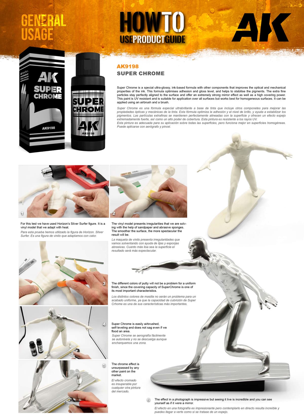 AK-Interactive Super Chrome 60 ml AK9198 - Afbeelding 2