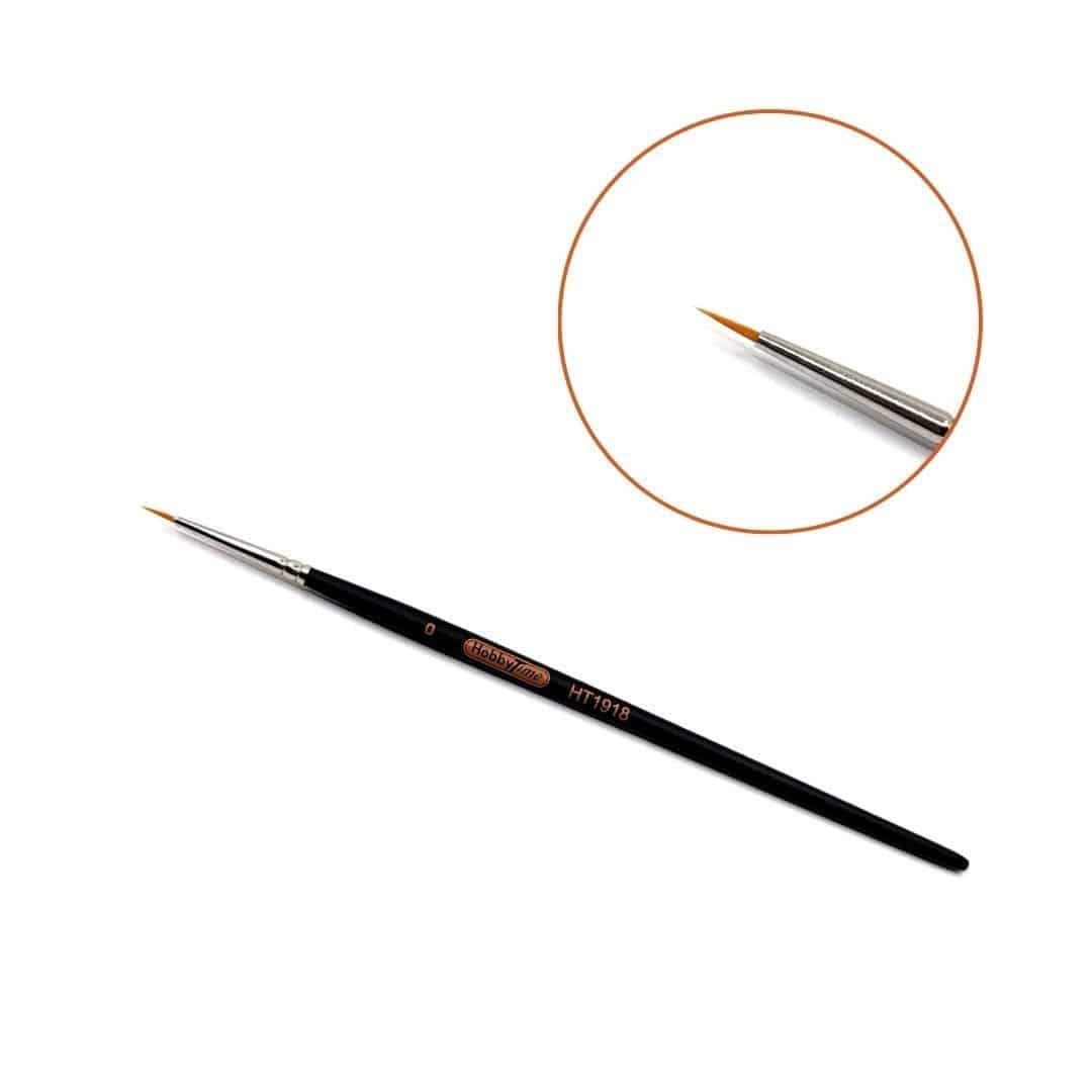 Hobbytime Synthetic Classic Round Handle Brush #0 HT1918