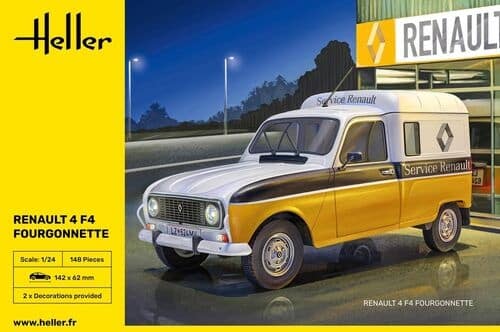 Heller 1:24 Renault 4 F4 Fourgonnette H82700