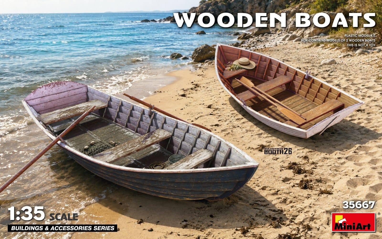 MiniArt 1:35 Wooden Boats   MA35667