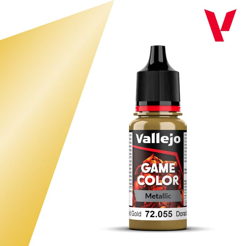 Vallejo Game Color Metallic #124 Polished Gold 18ml VAL72.055