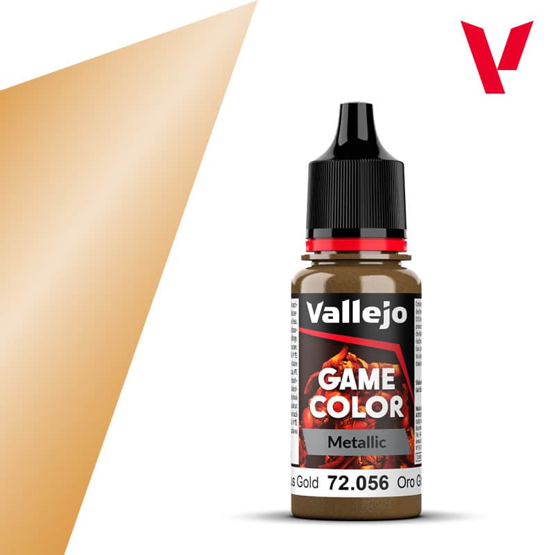 Vallejo Game Color Metallic #125 Glorious Gold 18ml VAL72.056