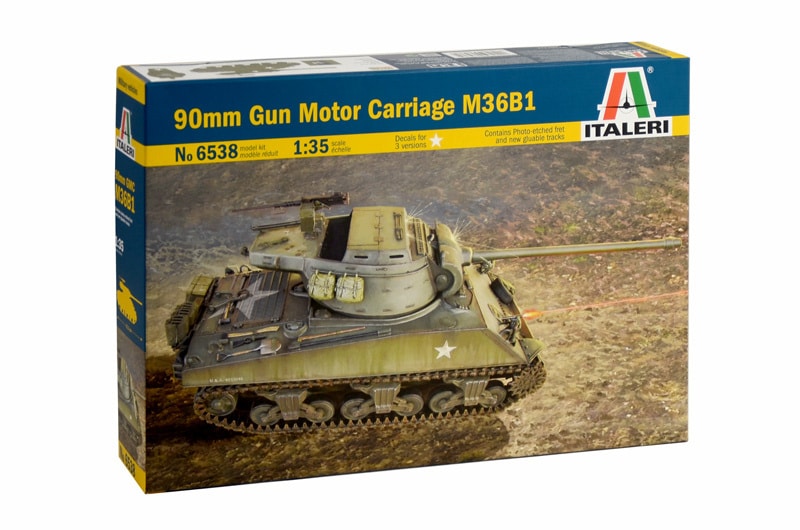 Italeri 1:35 90mm Gun Motor Carriage M36B1 IT 96538