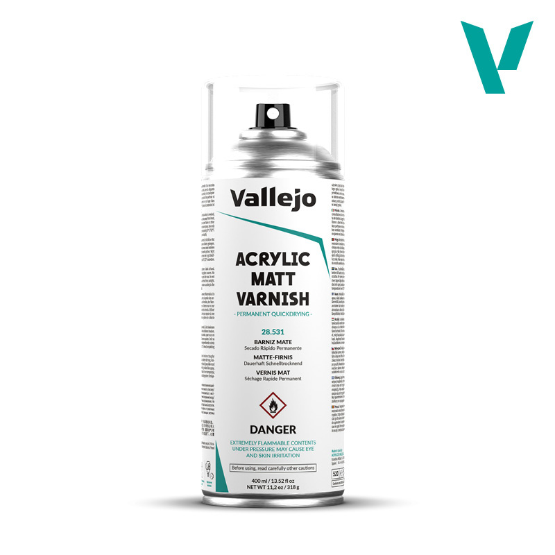 Vallejo Acrylic Matt Varnish 400ml VAL28.531
